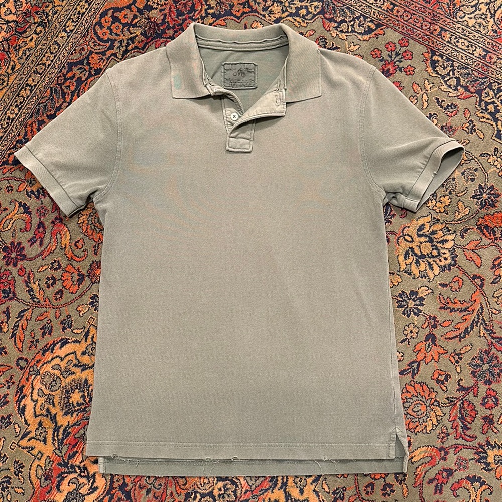 J. Crew Vintage Polo, Small, Good condition, Forrest green